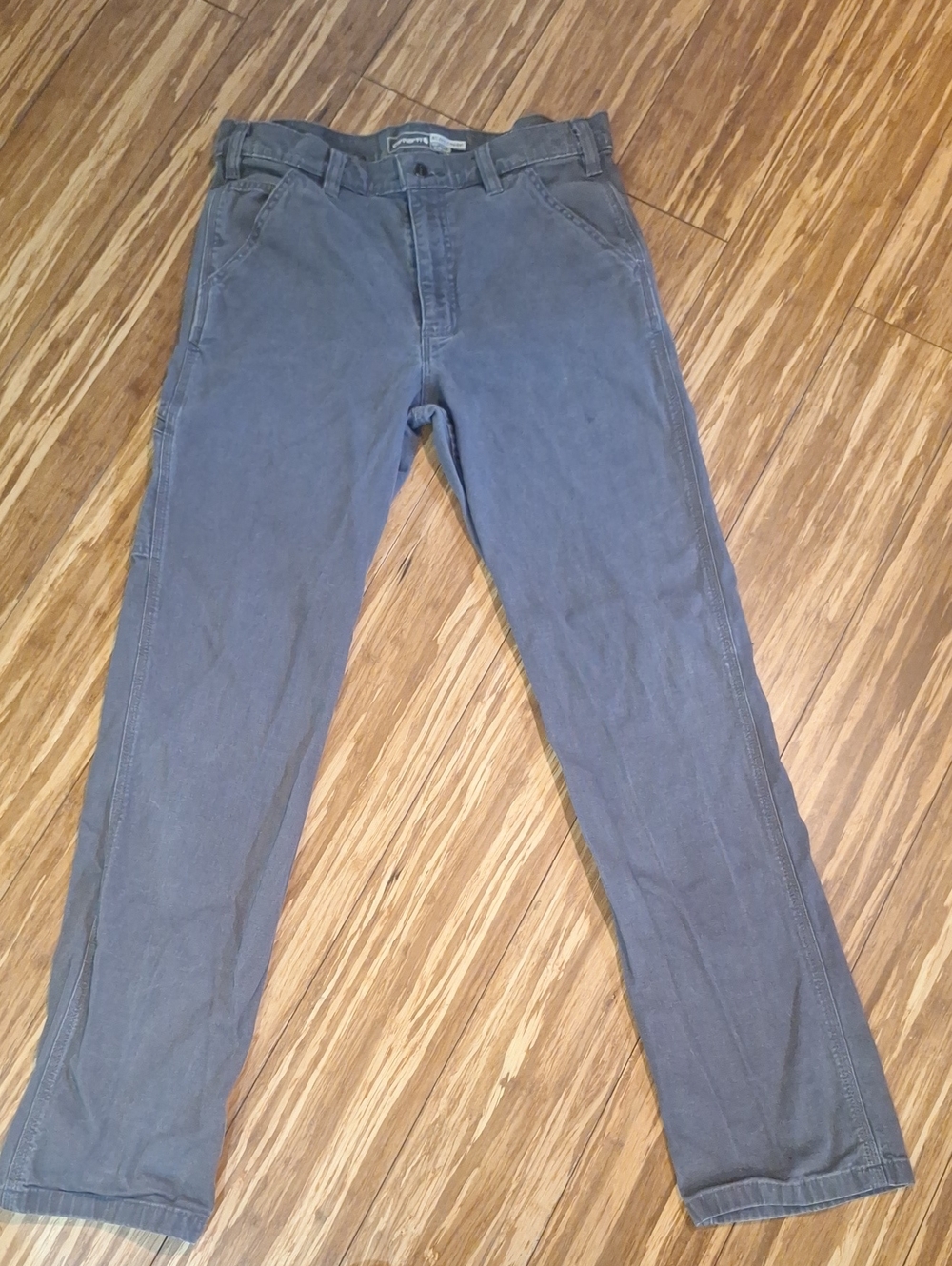 Carhartt Mens Gray Jeans 33x34